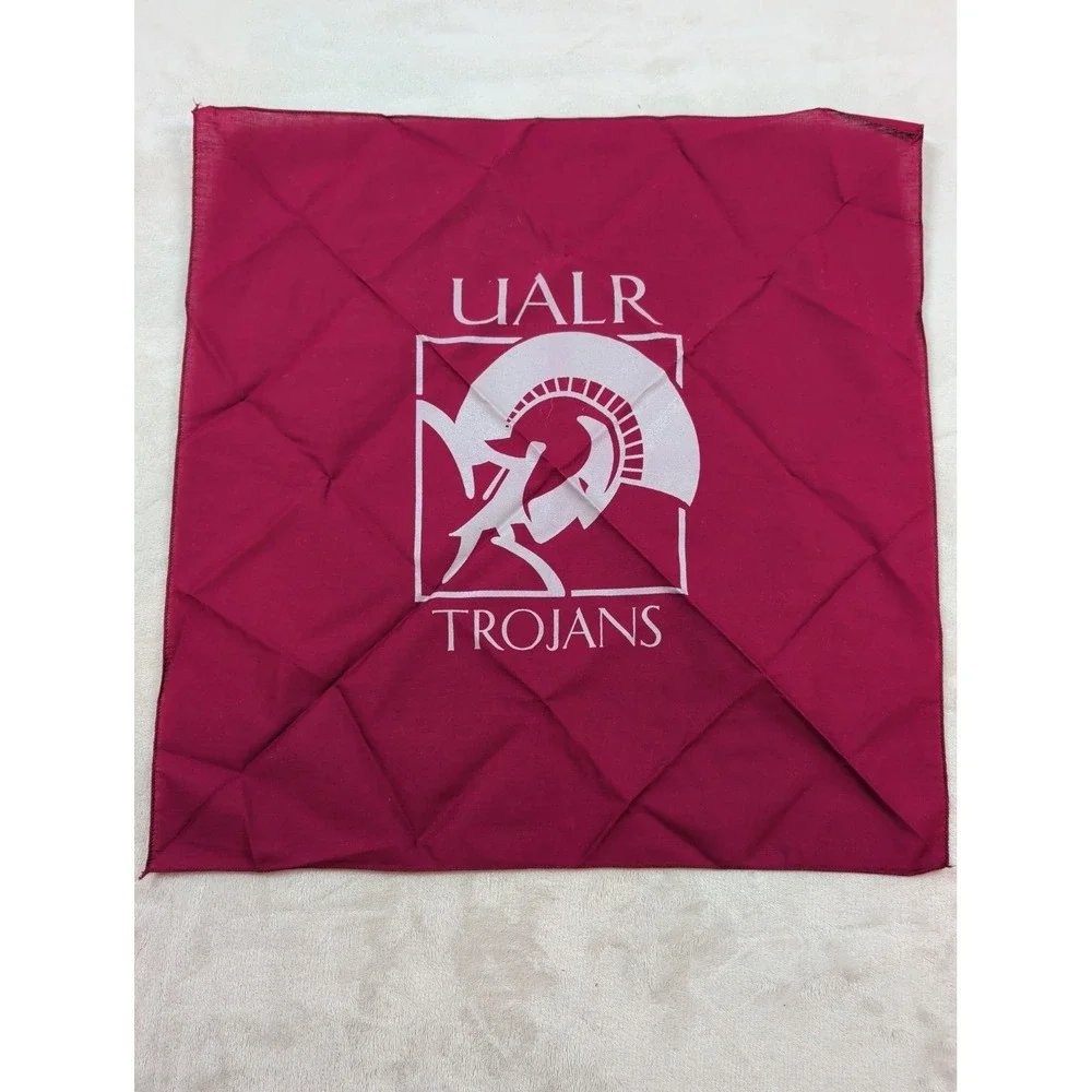 UALR‎ Trojans Bandana Maroon University of Arkansas Little Rock NCAA Scarf Logo